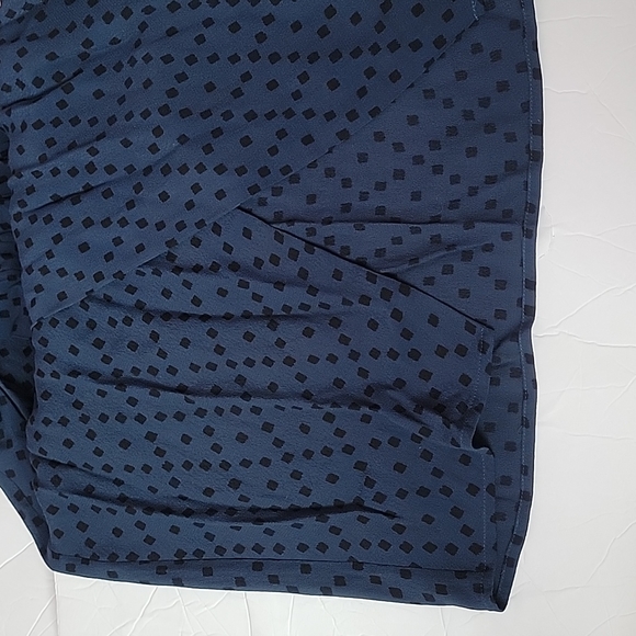 MADEWELL Wrap front dress in brushstroke/ XS. - Picture 8 of 10